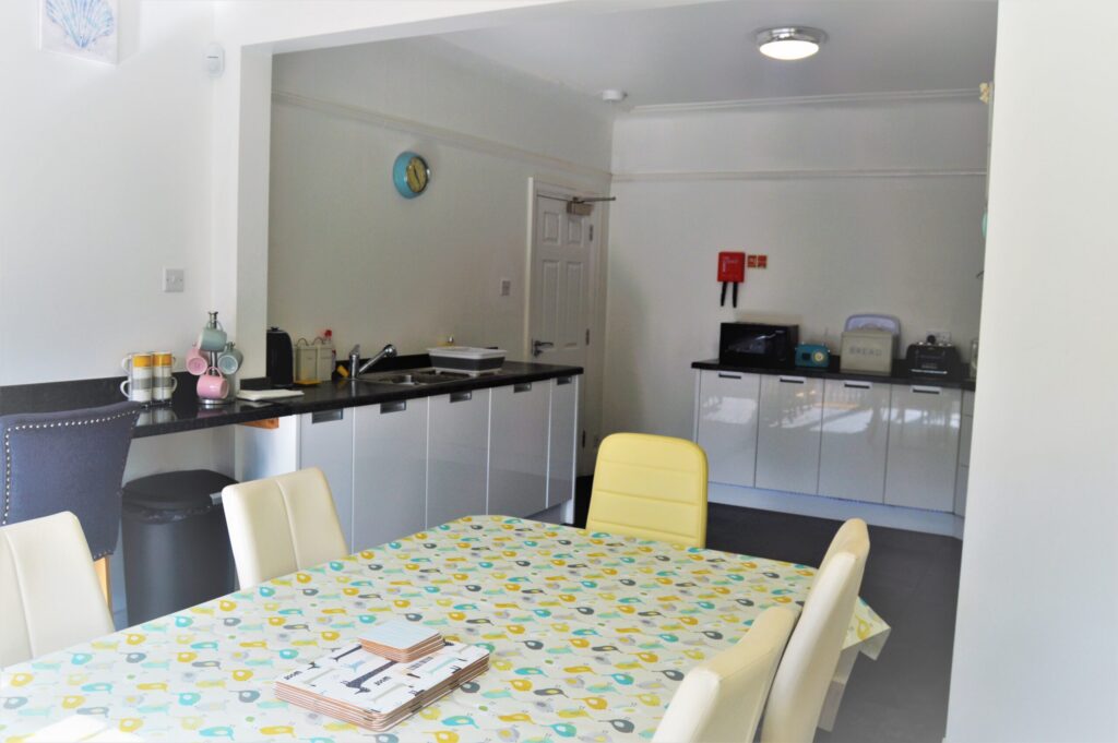 Positive Futures Home – Kitchen and dining area